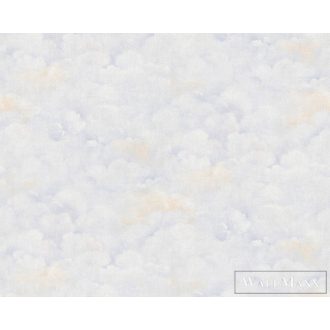   AS CREATION Luxury Damask 38895-3 fehér felhő mintás egyszínű XXL tapéta