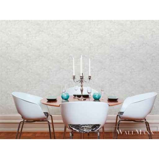 AS CREATION Luxury Damask 38895-5 fehér felhő mintás egyszínű XXL tapéta