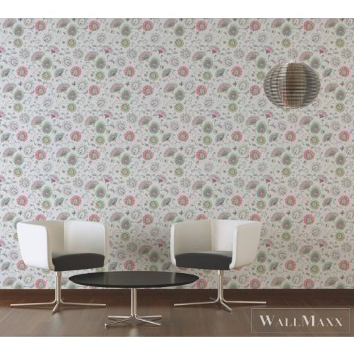 AS CREATION House of Turnowsky 38899-1 pink virág mintás grafikus tapéta