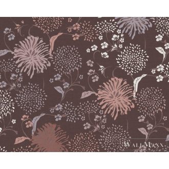   AS CREATION House of Turnowsky 38900-3 barna levél mintás grafikus tapéta