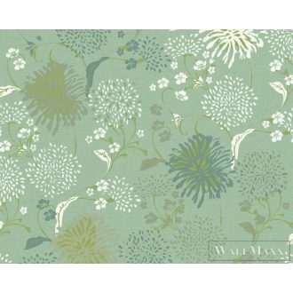   AS CREATION House of Turnowsky 38900-4 zöld levél mintás grafikus tapéta