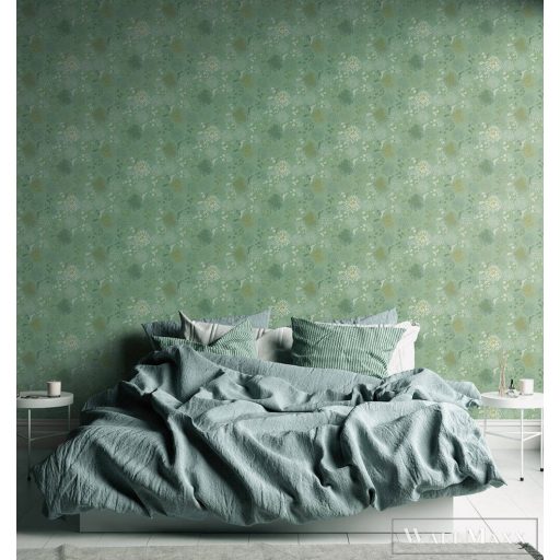 AS CREATION House of Turnowsky 38900-4 zöld levél mintás grafikus tapéta