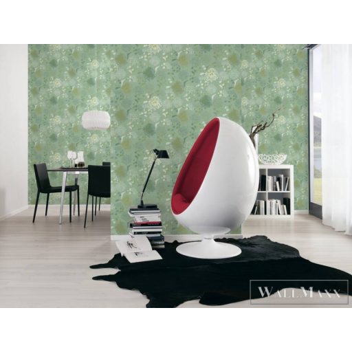 AS CREATION House of Turnowsky 38900-4 zöld levél mintás grafikus tapéta