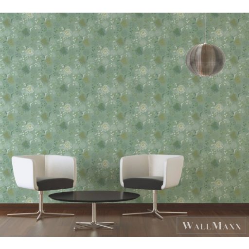 AS CREATION House of Turnowsky 38900-4 zöld levél mintás grafikus tapéta