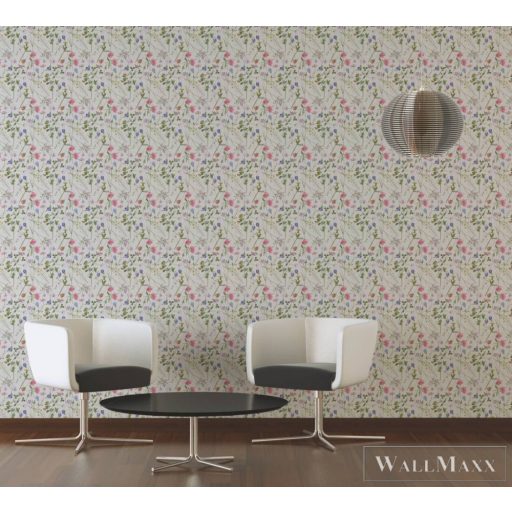 AS CREATION House of Turnowsky 38901-2 zöld virág mintás grafikus tapéta