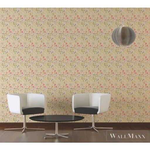 AS CREATION House of Turnowsky 38901-3 arany virág mintás grafikus tapéta