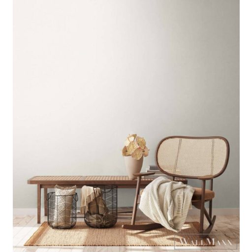 AS CREATION 38903-3 krémszínű, szürke, fehér Egyszínű Modern vlies tapéta