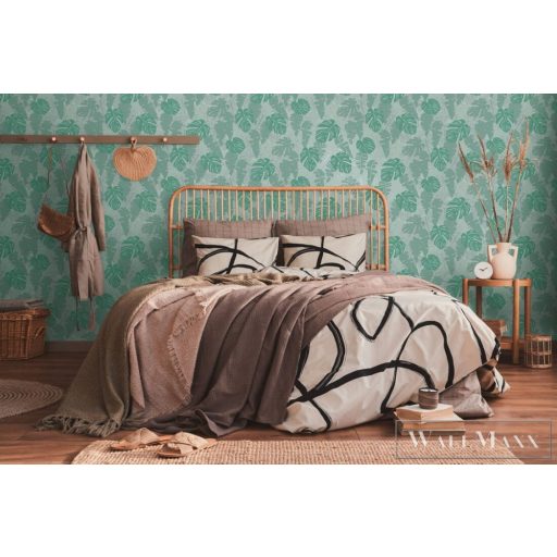 AS CREATION House of Turnowsky 38905-5 zöld filodendron mintás grafikus tapéta