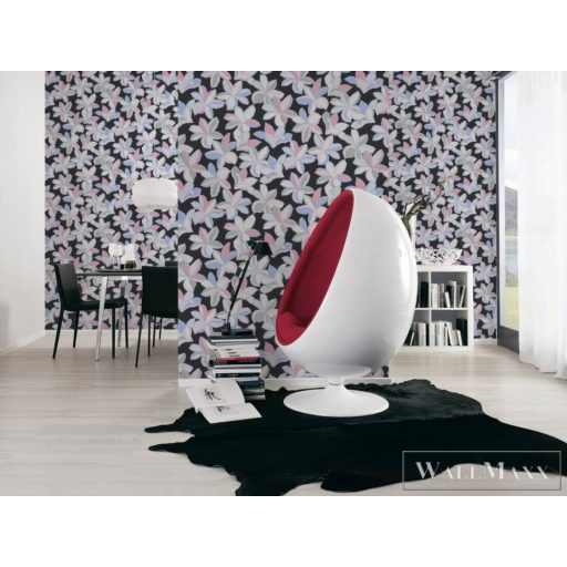 AS CREATION House of Turnowsky 38908-1 grafit szirom mintás grafikus tapéta