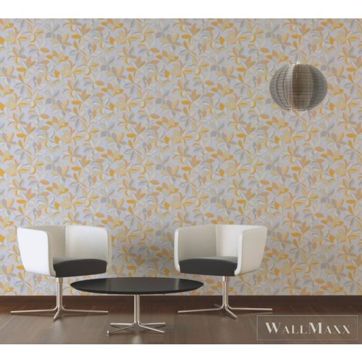 AS CREATION House of Turnowsky 38908-4 sárga szirom mintás grafikus tapéta