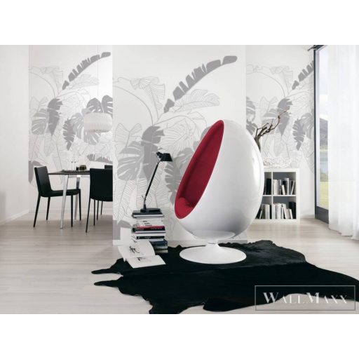 AS CREATION House of Turnowsky 38910-1 krémszínű filodendron mintás grafikus tapéta