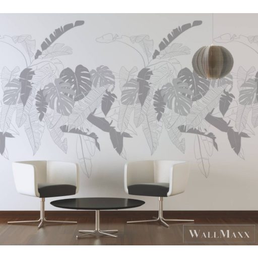 AS CREATION House of Turnowsky 38910-1 krémszínű filodendron mintás grafikus tapéta