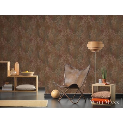 AS CREATION Terra 38919-2 réz levél mintás modern tapéta