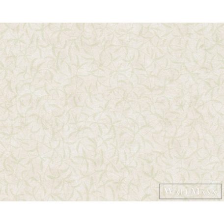 AS CREATION Terra 38920-3 krémszínű levél mintás modern tapéta