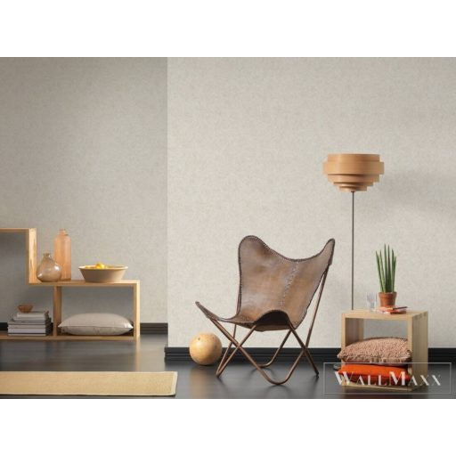 AS CREATION Terra 38920-3 krémszínű levél mintás modern tapéta