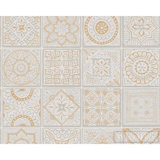   AS CREATION Terra 38921-1 arany mandala mintás modern tapéta