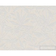   AS CREATION Terra 38924-5 krémszínű levélnyomat mintás modern tapéta
