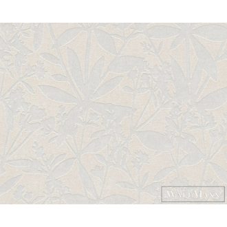   AS CREATION Terra 38924-5 krémszínű levélnyomat mintás modern tapéta