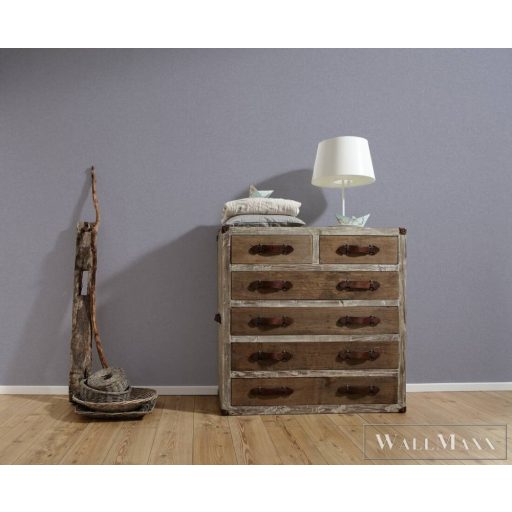 AS CREATION Terra 38925-8 kék, szürke Egyszínű Modern vlies tapéta