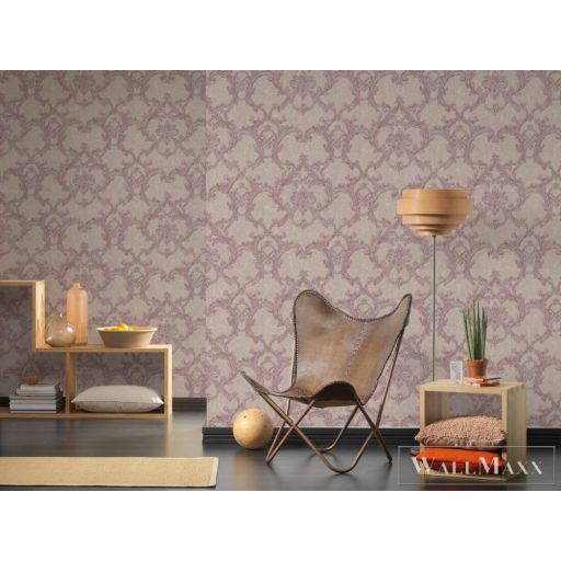 AS CREATION El Palacio 38928-1 rózsaszín barokk mintás térhatású XXL tapéta