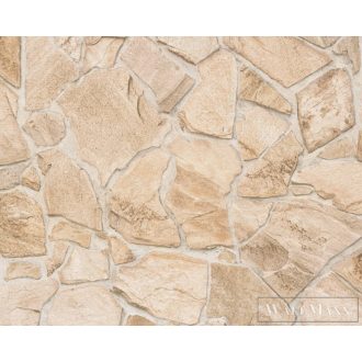   AS CREATION Terra 3893-29 bézs kőlap mintás modern tapéta