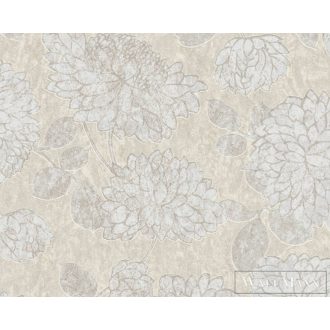   AS CREATION Attractive 2 39025-2 bézs virág mintás grafikus tapéta