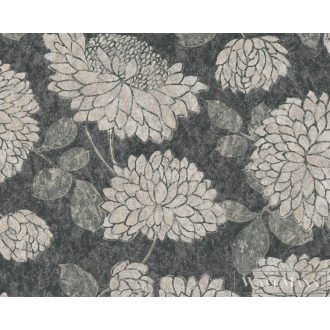   AS CREATION Attractive 2 39025-3 barna virág mintás grafikus tapéta