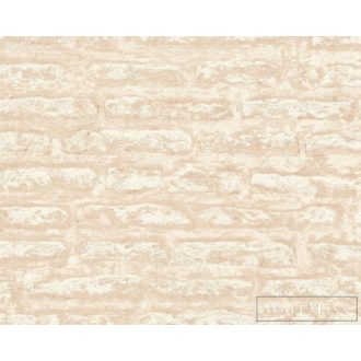   AS CREATION Attractive 2 39027-2 bézs tégla mintás grafikus tapéta