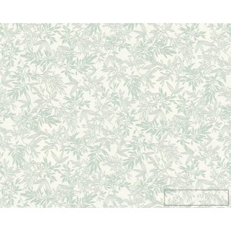   AS CREATION Attractive 2 39028-2 zöld levél mintás grafikus tapéta