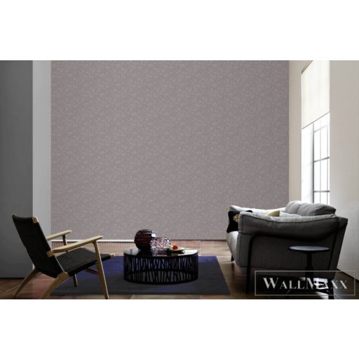 AS CREATION Attractive 2 39028-3 fekete-fehér levél mintás grafikus tapéta