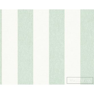   AS CREATION Attractive 2 39029-2 zöld csíkos elegáns tapéta