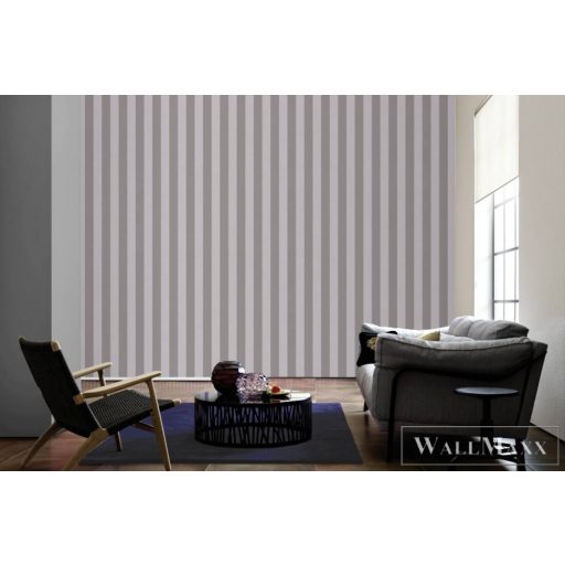 AS CREATION Attractive 2 39029-3 taupe csíkos elegáns tapéta