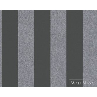   AS CREATION Attractive 2 39029-4 fekete-szürke csíkos elegáns tapéta