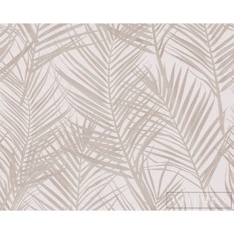  AS CREATION Attractive 2 39038-3 bézs levél mintás grafikus tapéta