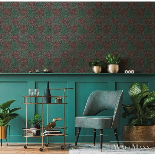 AS CREATION Art of Eden 39058-1 vörös virágos barokk tapéta