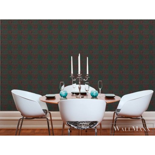 AS CREATION Art of Eden 39058-1 vörös virágos barokk tapéta