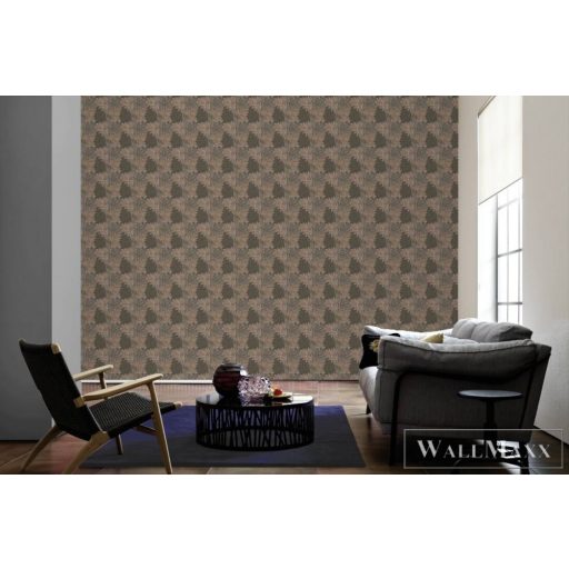 AS CREATION Art of Eden 39058-4 barna virágos barokk tapéta