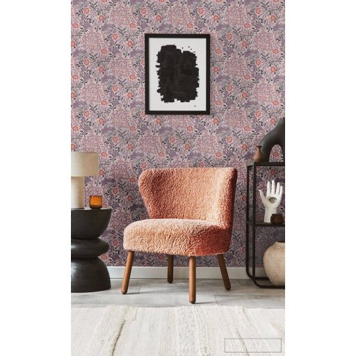 AS CREATION Art of Eden 39059-2 lila virágos barokk tapéta