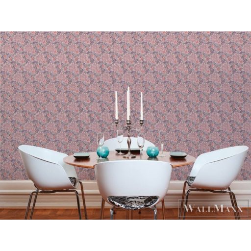 AS CREATION Art of Eden 39059-2 lila virágos barokk tapéta