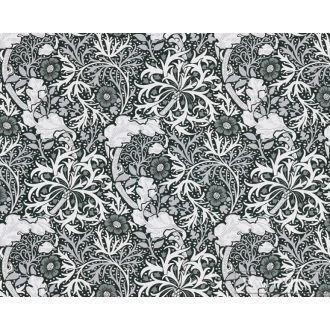   AS CREATION Art of Eden 39059-5 fekete-fehér virágos barokk tapéta