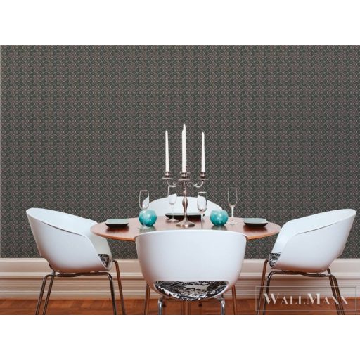 AS CREATION Art of Eden 39061-1 zöld grafikus barokk tapéta