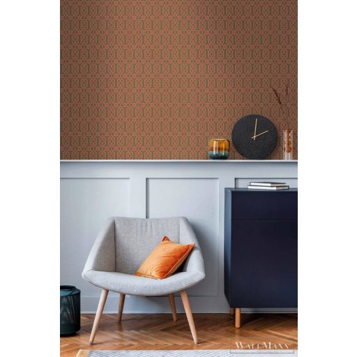 AS CREATION Art of Eden 39062-1 zöld grafikus barokk tapéta