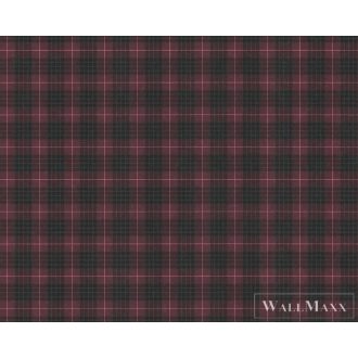   AS CREATION Art of Eden 39064-1 lila kockás klasszikus tapéta