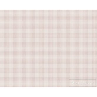  AS CREATION Art of Eden 39064-5 bézs kockás klasszikus tapéta