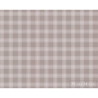   AS CREATION Art of Eden 39064-6 barna kockás klasszikus tapéta