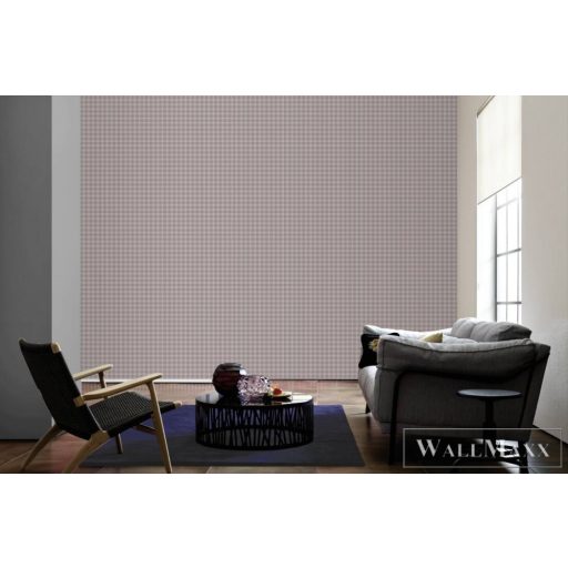 AS CREATION Art of Eden 39064-6 barna kockás klasszikus tapéta