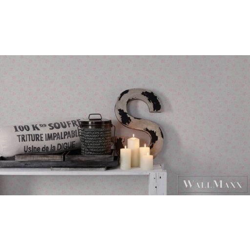 AS CREATION Maison Charme 39067-2 krémszínű virág mintás klasszikus tapéta