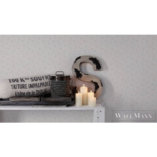 AS CREATION Maison Charme 39067-4 kék virág mintás klasszikus tapéta