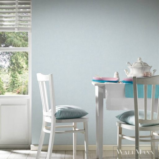 AS CREATION Maison Charme 39068-1 kék rács mintás klasszikus tapéta