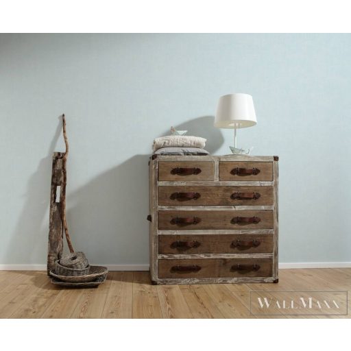 AS CREATION Maison Charme 39068-1 kék rács mintás klasszikus tapéta